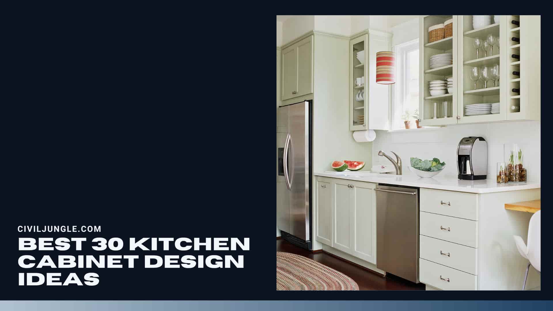 Best 30 Kitchen Cabinet Design Ideas