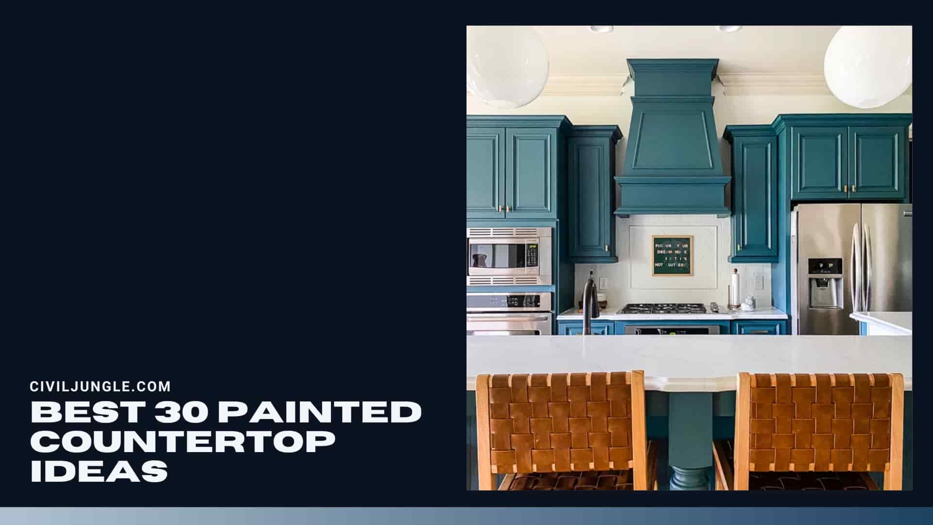 Best 30 Painted Countertop Ideas