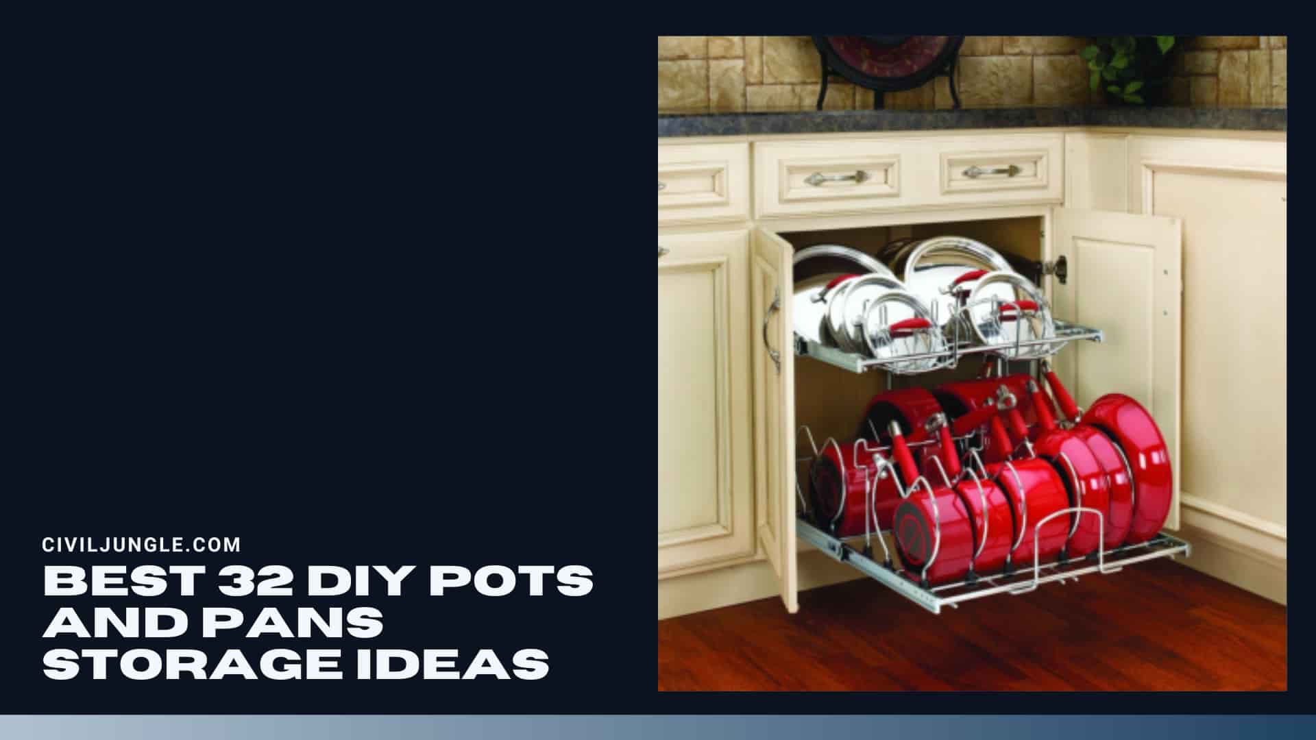 Best 32 Diy Pots and Pans Storage Ideas