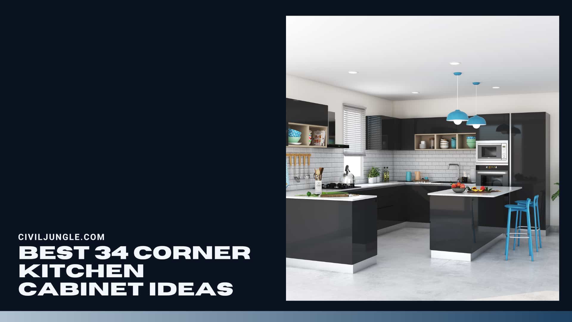 Best 34 Corner Kitchen Cabinet Ideas