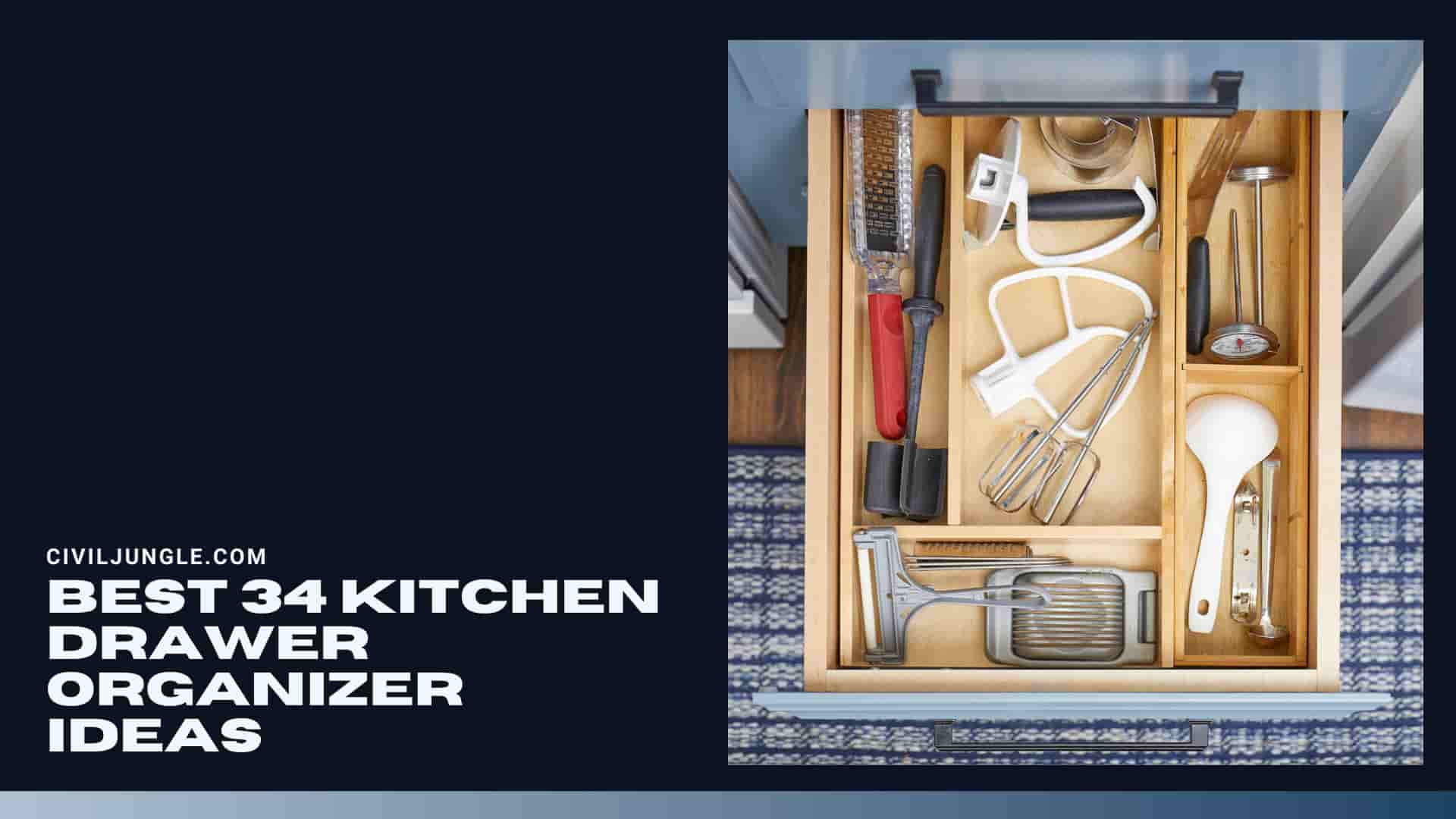 Best 34 Kitchen Drawer Organizer Ideas
