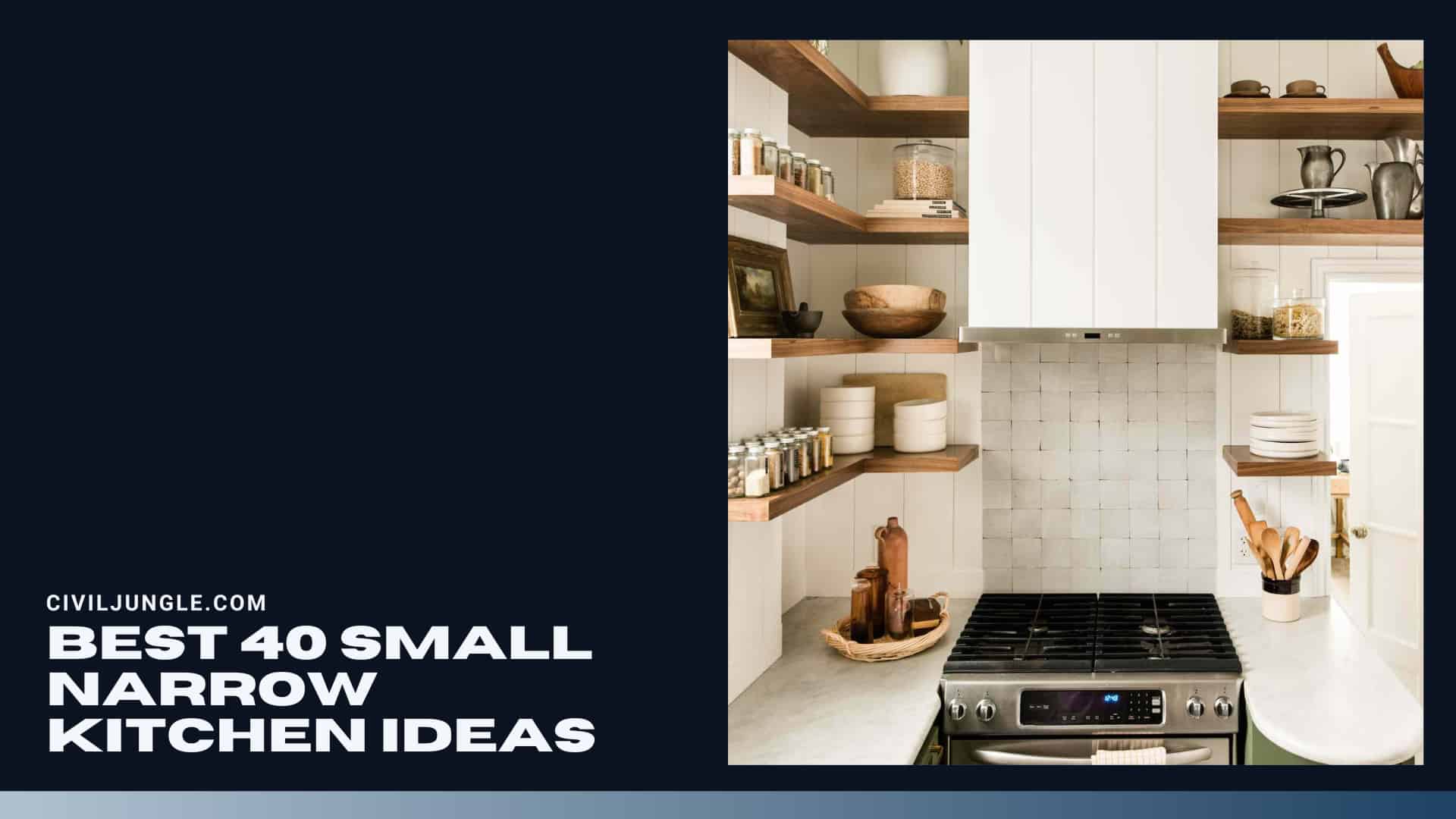 Best 40 Small Narrow Kitchen Ideas