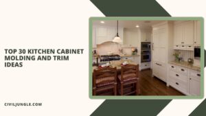 Top 30 Kitchen Cabinet Molding and Trim Ideas