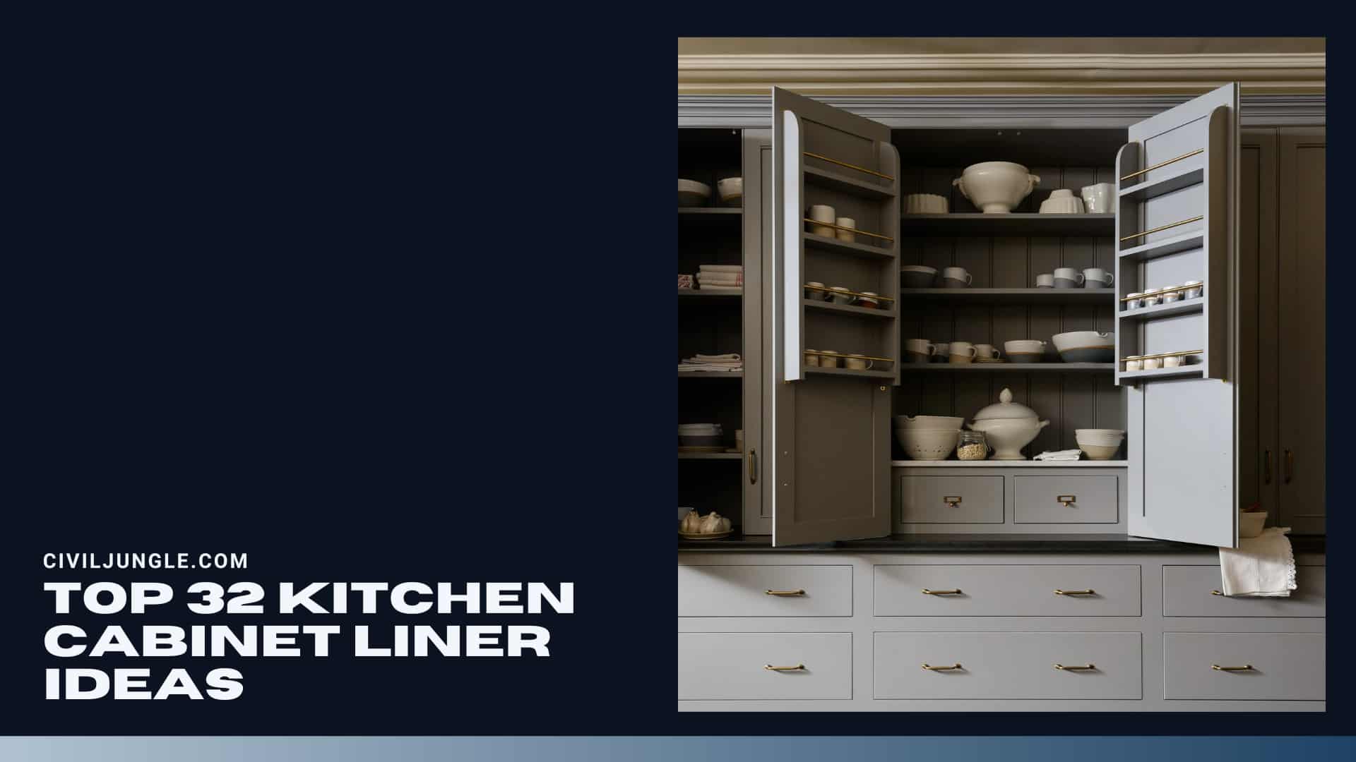 Top 32 Kitchen Cabinet Liner Ideas