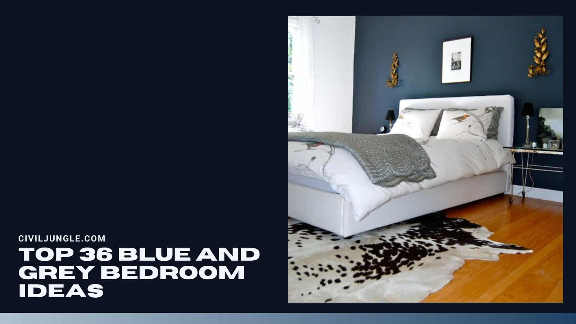 Top 36 Blue and Grey Bedroom Ideas
