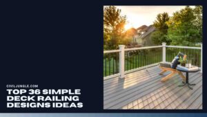 Top 36 Simple Deck Railing Designs Ideas