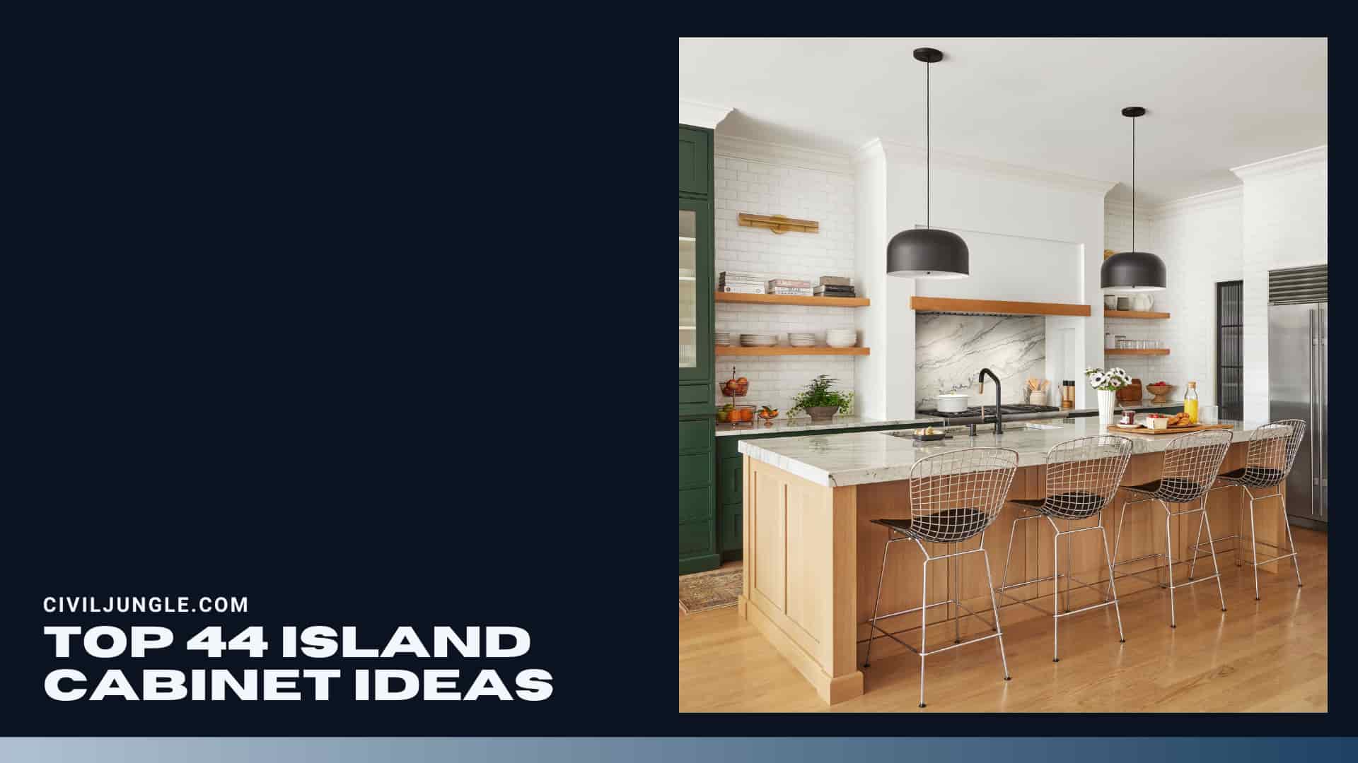 Top 44 Island Cabinet Ideas