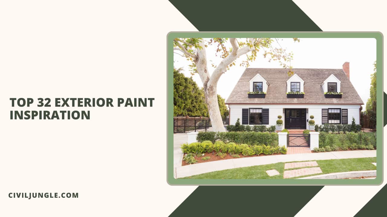 Top 32 Exterior Paint Inspiration