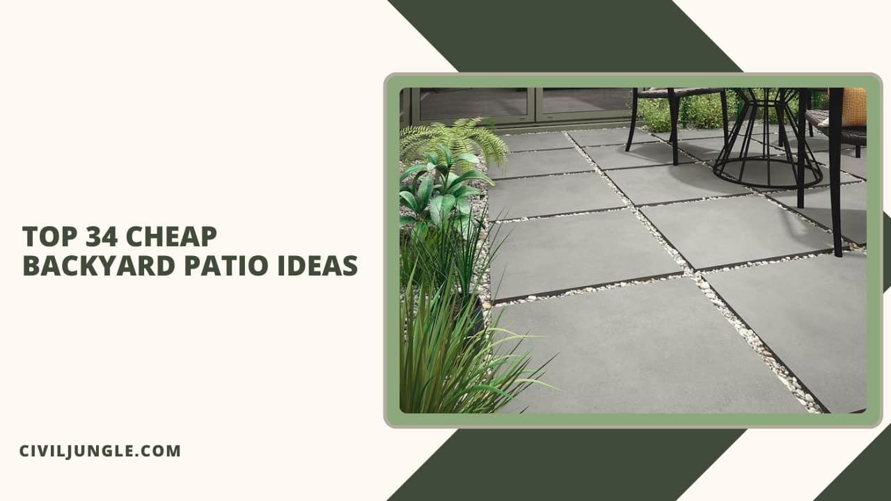 Top 34 Cheap Backyard Patio Ideas