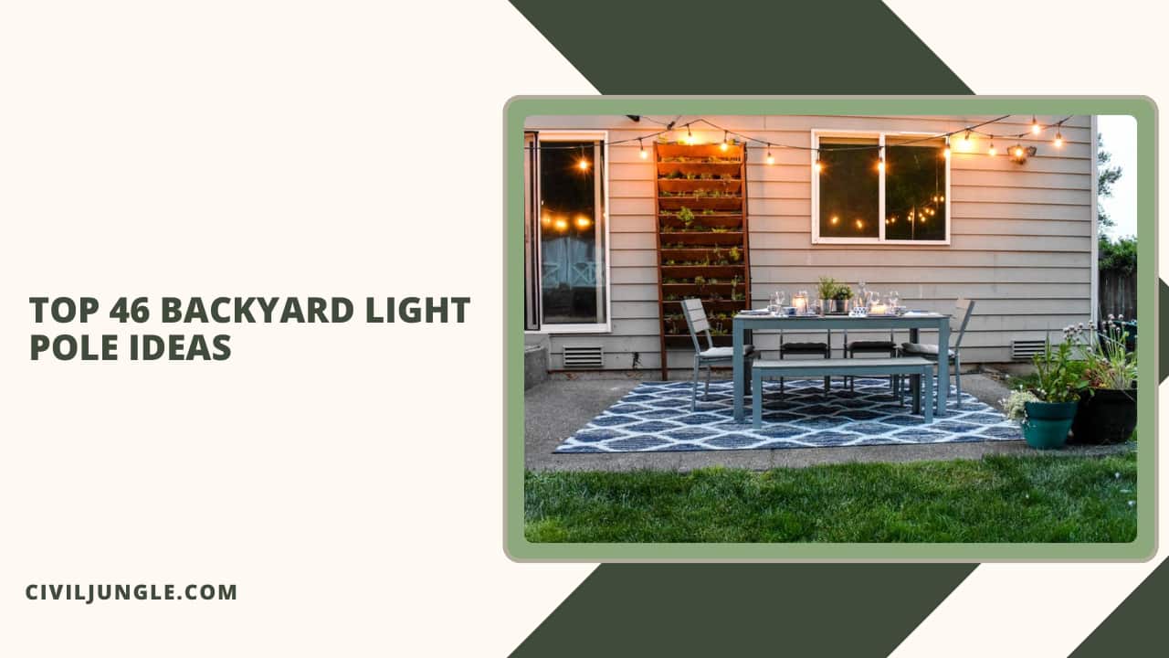 Top 46 Backyard Light Pole Ideas