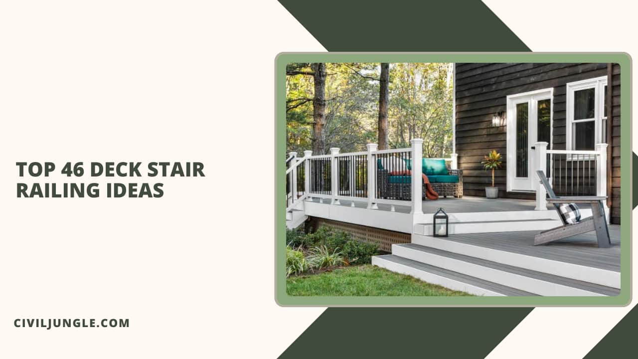 Top 46 Deck Stair Railing Ideas