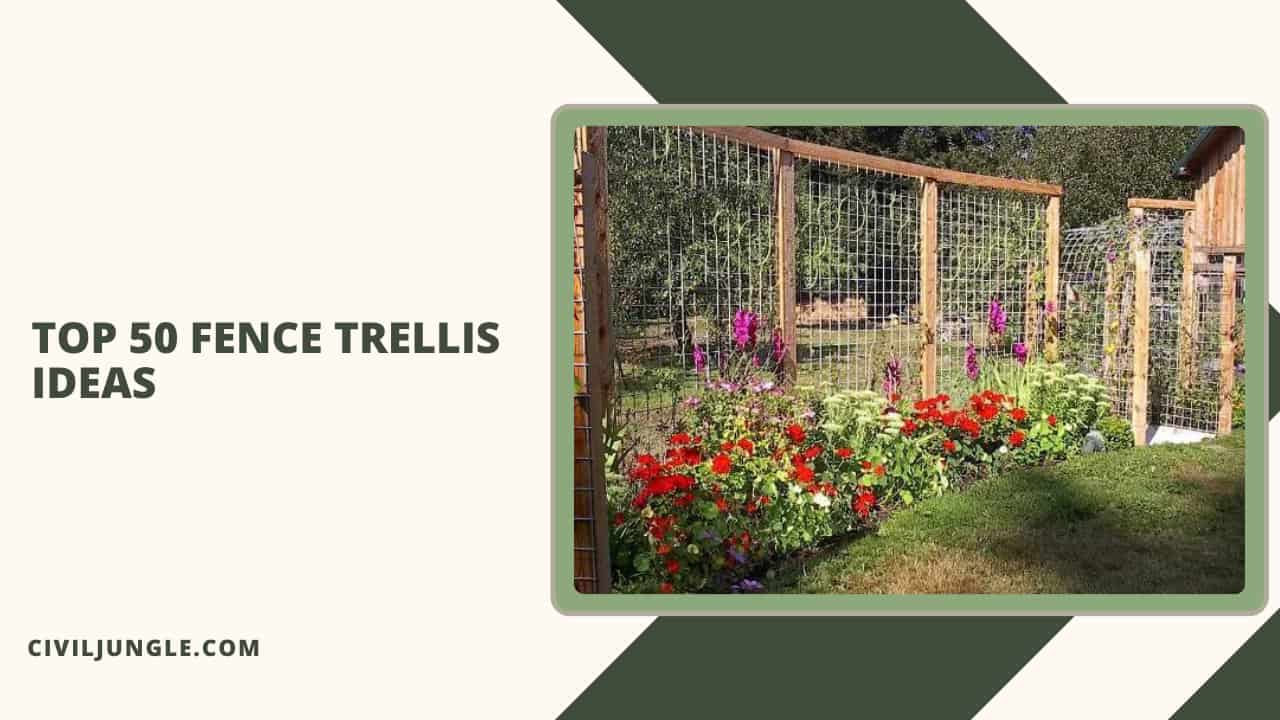 Top 50 Fence Trellis Ideas