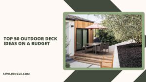 Top 50 Outdoor Deck Ideas on a Budget