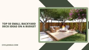 Top 50 Small Backyard Deck Ideas on a Budget